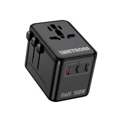 Lifetrons GaN 100W Universal Travel Adapter TA100WA