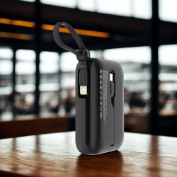 10000mAh PD22.5W 內置雙充電線&數顯移動電源 PB10K225