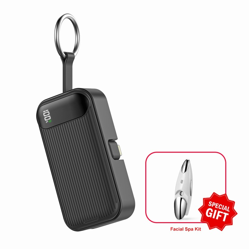 【Free Gift】5000mAh PD22.5W 內置充電線&數顯移動電源 PB05K225