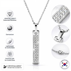 Lifetrons Swarovski 水晶鍺元素頸鍊｜99.99% Germanium｜CRYSTALLIZED™ Swarovski Elements｜韓國製造